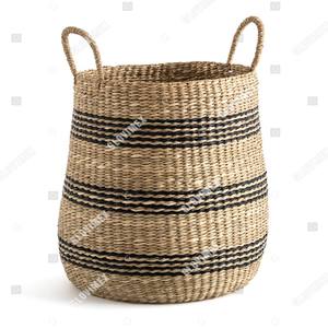 Hot <b>Sale</b> Jute Seagrass Handicraft Decoration Basket Storage Organizer Customize Size <b>For</b> Home <b>Organizing</b> - Product Image 2