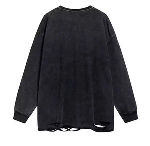 เสื้อฮู้ดสำหรับผู้ชายผ้าดิบปักชายเสื้อครอป Boxy สีซีดแสงแดดออกแบบได้ตามต้องการ - Product Image 5