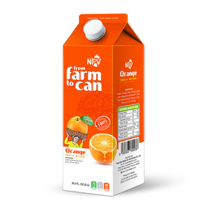 Vietnam Wholesale 1000ml NPV Brand <b>Orange</b> Juice Drink Best Quality Fruit & Vegetable Juice Free Products Sample with Free Label - Product Image 1