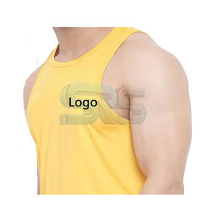 2025 nueva llegada logotipo personalizado camisetas sin mangas para hombre transpirable secado rápido Fitness gimnasio chaleco sin mangas al por mayor diseño OEM - Product Image 3