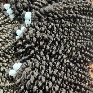 วิกผมชาวเวียดนามบริสุทธิ์ความละเอียดสูงสำหรับวิกผมแท้แบบมีลูกไม้ด้านหน้ามีหนังกำพร้าติดเป็นลอน - Product Image 2