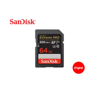 Sandisk Extreme Pro kartu memori 64GB/128GB, kartu SD plastik kompatibel dengan ponsel dan DVR, Tablet buah U3 C10 V30 penjualan terlaris