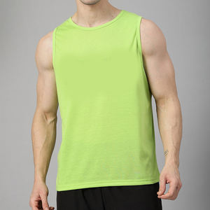 Hot Sale Comfortable Muscle Vest Blank 100% Cotton <b>Men's</b> Workout Stringer Bodybuilding Singlet Fitness Gym <b>Tank</b> <b>Top</b> <b>Mens</b> - Product Image 6