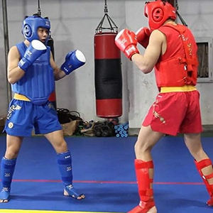 Poitrine de boxe en cuir coussin de ventre Muay Thai poitrine Offres Spéciales Art martial corps gardes professionnel boxe poitrine garde - Product Image 4