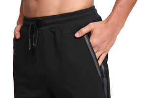 Pantalones ligeros de estilo popular para hombre, ropa deportiva Lisa personalizada, pantalones para correr en blanco al por mayor - Product Image 5