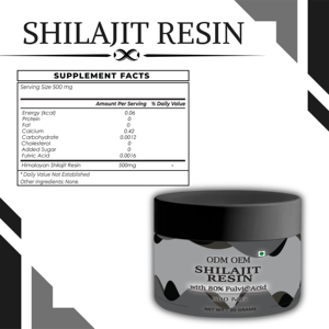 Resina de Shilajit Natural del Himalaya OEM, Resina de Shilajit de Primera Calidad en Tarro de 30 g, Altamente Antioxidante, Mejor Precio - Product Image 3