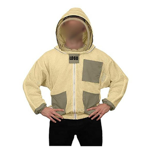 เสื้อแจ็กเก็ตการเลี้ยงผึ้งระบายอากาศได้ดีสีทึบ2025ใหม่ล่าสุด - Product Image 5