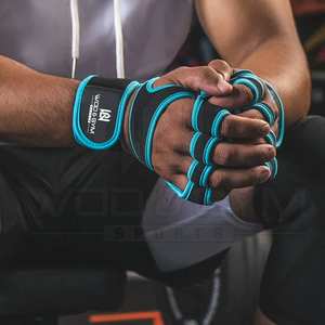 Gants d'haltérophilie respirants de haute qualité avec dragonne intégrée pour l'entraînement croisé WOD et autres activités de fitness - Product Image 4