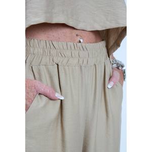 Made in Italy Primavera Verano Pantalón regular de viscosa para mujer Diferentes colores disponibles - Product Image 3