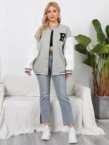 Chaqueta Varsity Personalizada OEM para Hombre, Cuerpo y Mangas de Lana, Chaqueta Bomber Letterman de Alta Calidad - Product Image 4