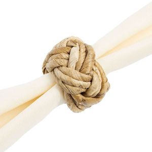 ห่วงใส่ผ้าเช็ดปากทำจากหวายสานสไตล์บ้านไร่ทนทานต่อการรับประทานอาหารเป็นเวลานาน - Product Image 4