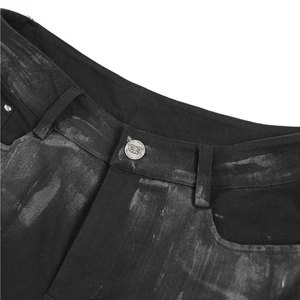 Pantalones Ajustados Negros de Moda para Hombre, Estilo Gótico Punk, con Tachuelas y Correa de Hebilla, 2026 - Product Image 6