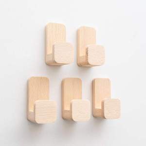 Wood <b>Wall</b> Mounted Hat <b>hook</b> <b>for</b> cowboy hat with handmade finish - Product Image 5