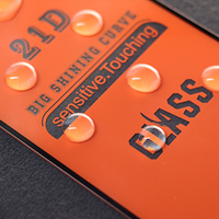 Protection d'écran en verre trempé HD transparent anti-éclats 21D 9H |   Résistant aux rayures, compatible avec les téléphones Apple