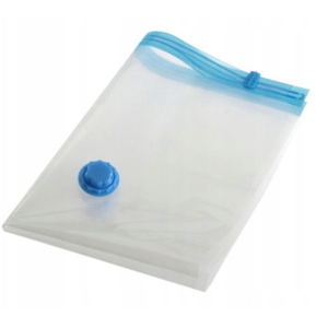 Sac de rangement sous vide fonctionnel en plastique 50x60 pour vêtements et aliments, idéal pour armoire et chambre - Product Image 5