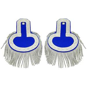 Hombreras de uniforme negras de Noruega con flecos, hombreras de Noruega, proveedores de hombreras negras de Noruega - Product Image 1