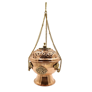 Brûleur d'encens artisanal en laiton pour usage religieux, 100% naturel, Bakhoor du Moyen-Orient, fabriqué avec des matériaux de haute qualité - Product Image 3