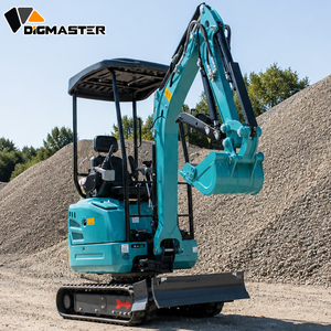 Mini-excavatrice télescopique de 1,7 tonne avec moteur Kubota D902, micro-excavatrice compacte avec changeur rapide et marteau - Product Image 1