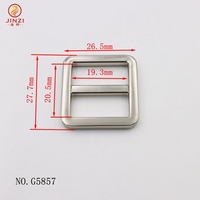 Ceinture à boucle réglable 1, 1/4 pouces, métal plat, boucle coulissante, ceinture tri glide pour sangle/sangle/sac