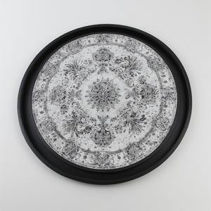 Aurora Essence un plateau en résine coloré inspiré par les aurores boréales Art déco moderne léger AYC METALS Home Decor - Product Image 4