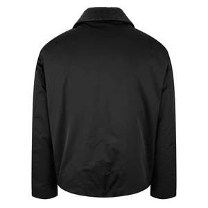 แจ็กเก็ตบอมเบอร์สำหรับผู้ชายเสื้อคลุมลำลองแฟชั่นสีพื้นปกตั้งมีซิปด้านหน้า2025โลโก้ - Product Image 2