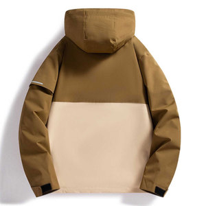 Vestes de randonnée d'hiver coupe-vent sur mesure de qualité supérieure, avec fermeture éclair, étiquette privée personnalisée, unisexe - Product Image 2