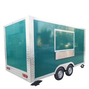 New Design Customized Fully Equipped Food Trailer Outdoor Mobile Food Truck