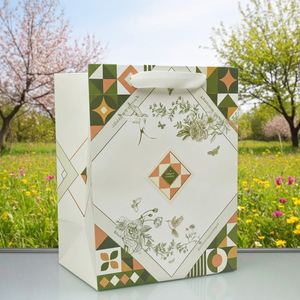 Customized Luxury Eco-Friendly Recyclable Paper <b>Bag</b> with Handles <b>for</b> Boutique <b>Clothing</b> Accessories Gift Packaging & Decoration - Product Image 3