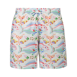 กางเกงว่ายน้ำชายขายส่งแบบ OEM ผ้าฝ้าย 100% เป็นมิตรกับสิ่งแวดล้อม แห้งเร็ว ระบายอากาศได้ดี - Product Image 5