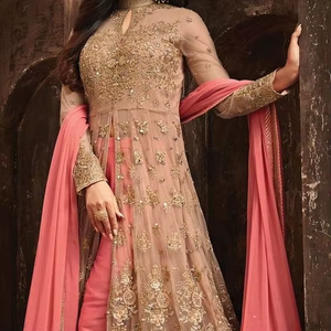 -Áo Sơ Mi Thiết Kế NEW--TRENDY & Sành Điệu Với LEHENGA-DRESS-FOR Mặc Dự Tiệc Với Công Việc Đính Cho Bữa Tiệc/Đám Cưới = 2021. - Product Image 6