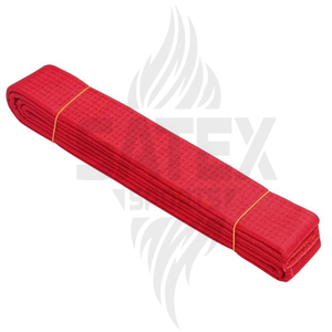 Ceinture de karaté en coton personnalisée, durable, résistante, légère, entraînement aux arts martiaux, pratique pour adultes, équipement de classement de haute qualité - Product Image 4