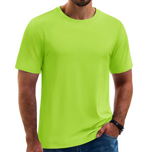 Camisetas de Alta Calidad para Hombre, Estilo Urbano, Hombros Caídos, Corte Regular, Sólidas, Transpirables, de Manga Corta, con Impresión de Logotipo Personalizado - Product Image 5