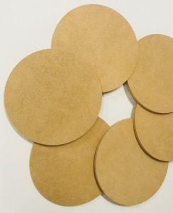 Dessous de verre en pierre MDF et forme hexagonale pour une taille personnalisée et des ustensiles de cuisine et des restaurants pour une utilisation en verre à boire - Product Image 6