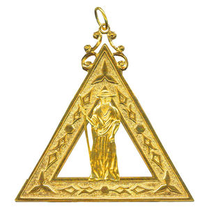 Maçonnique Regalia Argent Passé Maître Collier Maçonnique Blue Lodge Collier Argent Ronpex - Product Image 5