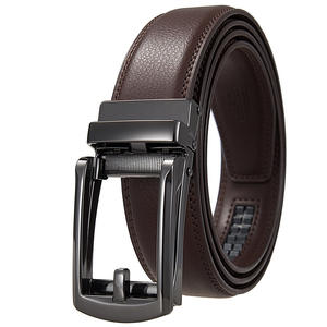 Luxury Men's Vintage Cowhide <b>Genuine</b> <b>Leather</b> <b>Belts</b> Steel Buckle Waterproof Breathable Custom Logo Sale Wholesale Price - Product Image 6