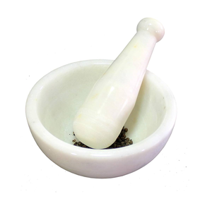 Vente en gros de mortier et pilon en pierre de marbre, ensemble granit avec styles de couleur blanche au meilleur prix de couleur blanche - Product Image 3