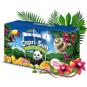Jus Capri Sun authentique fabriqué en Allemagne avec des ingrédients naturels et sans édulcorants artificiels en cartons de 10x200ml - Product Image 4