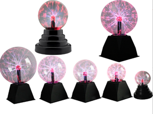 Di grandi dimensioni sfera al Plasma magica statica USB lampada magica a induzione Touch controllo vocale Glow DJ lampada 8 pollici - Product Image 3