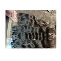 Mèches de cheveux naturels indiens Remy de qualité supérieure, ondulées, lisses, bouclées, double densité, sans produits chimiques, cheveux humains de haute qualité
