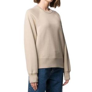 Venta caliente al por mayor nueva moda totalmente personalizada cuello redondo 100% algodón liso Color sólido gimnasio Fitness mujeres sudaderas 2025 - Product Image 3