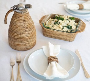Ensemble de serviettes en coton naturel blanc pour les repas de tous les jours Serviettes en tissu élégantes pour les fêtes de mariage et la maison - Product Image 3