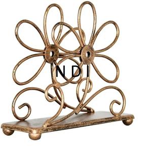 Porte-serviettes en métal de haute qualité à finition antique tendance, porte-mouchoirs pour voiture, bureau et usage domestique - Product Image 6