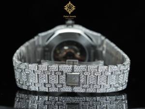 Montre unisexe en moissanite 925 avec fonction date, qualité VVS, bijoux VVS1, 100% passe le testeur de diamants Out Hip Tester - Product Image 5