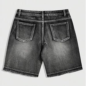 2025 pantalones cortos de moda para hombres con diamantes de imitación estilo urbano de calle OEM hombres pantalones cortos de moda casuales de diamantes de imitación - Product Image 2