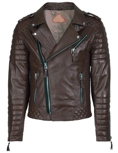 2026 Trendy Men's Genuine <b>Leather</b> <b>Jacket</b> Waterproof Windproof Breathable Reversible Quick Dry Stand Collar <b>Winter</b> Streetwear - Product Image 4