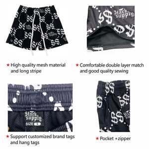 Oem Custom logo Men Gym Short Blank Sports Jogger Swim Beach Man Summer <b>Mesh</b> Short Sweat Shorts <b>Pants</b> for Men Sweat Short - Product Image 5