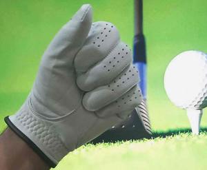 Guantes de golf de cuero para mano izquierda más vendidos de primera calidad logotipo personalizado Guantes de golf de piel de oveja con estilo 2025 - Product Image 3