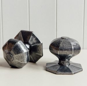 Ensemble de 2 poignées de porte en métal forgé finition dorée pour porte et fenêtre Utilisation à domicile Hôtel Porte de portail Poignée de porte - Product Image 6