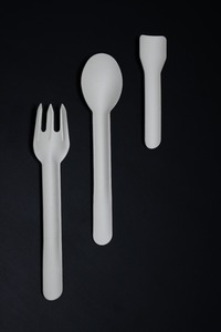 Global Nexo Export GNE SFK B 100% Bagasse compostable Ensemble de couverts jetables classiques-Fourchette Cuillère Couteau pour la restauration en plein air - Product Image 3