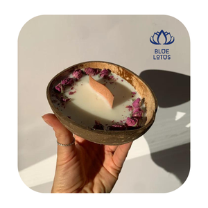 GEM <b>Coconut</b> Shell <b>Candle</b> Holder Candlestick - Product Image 6